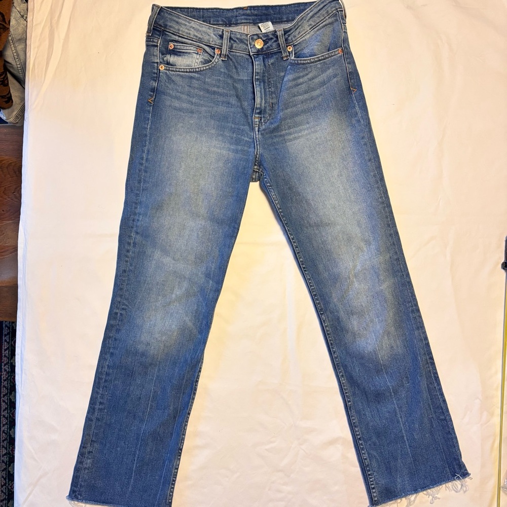 H&M Women's Straight Leg Jeans - Blue